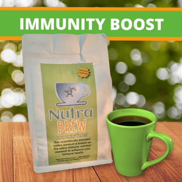 Nutra Brew Energy and Focus coffee immunity boost