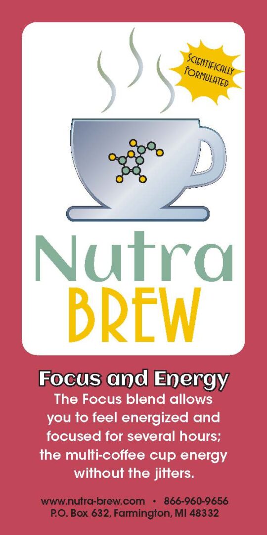 Focus & Energy Coffee - Nutra Brew